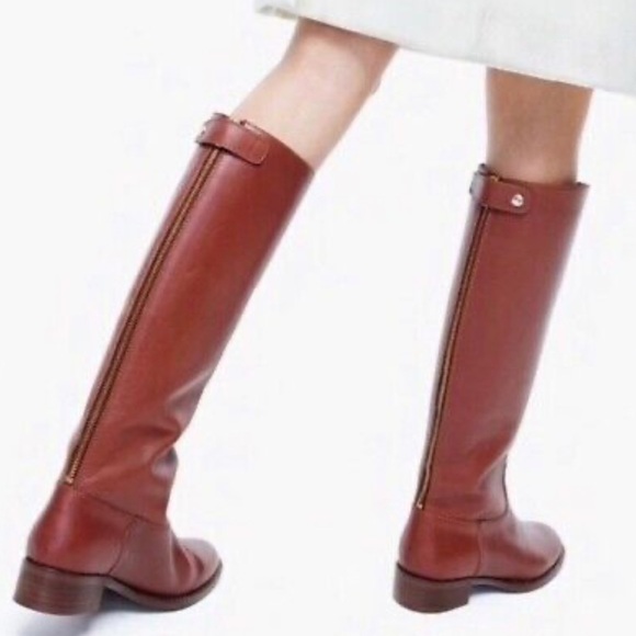 J. Crew Field Boots Riding Leather Equestrian Classic Minimalist Olive Green 6 - Picture 14 of 14